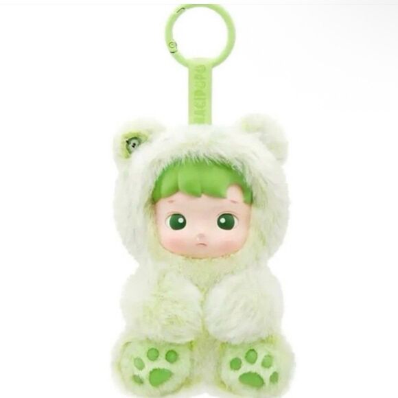 Pop Mart Hacipupu Gummy Bear Vinyl Plush Pendant Blind Box Authentic Green Apple - Picture 1 of 12